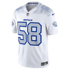 Matt Milano Buffalo Bills Nike 2025 Rivalries Collection Limited Jersey - White