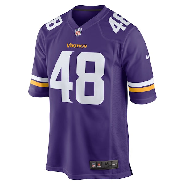 Quincy Roche Minnesota Vikings Nike Team Game Jersey -  Purple