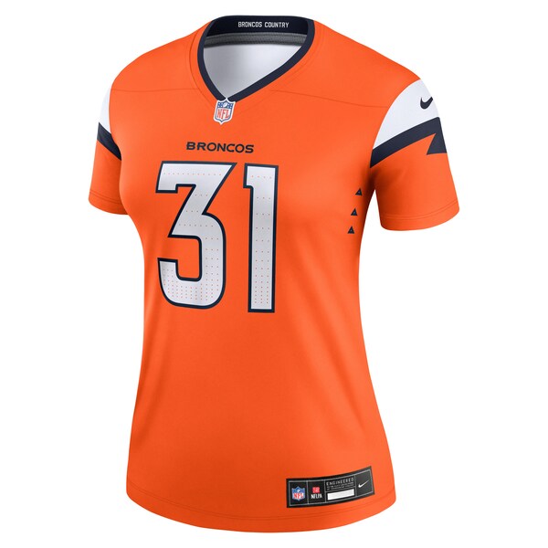 Justin Simmons Denver Broncos Nike Women's  Legend Jersey - Orange