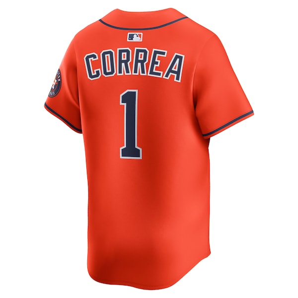Carlos Correa Houston Astros Nike Alternate Limited Player Jersey - Orange/White