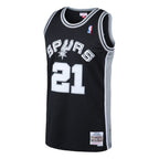 Tim Duncan San Antonio Spurs 1998/99 Hardwood Classics Swingman Jersey - Black