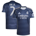Vini Jr. Los Merengues adidas 2025/26 Away Replica Player Jersey - Blue