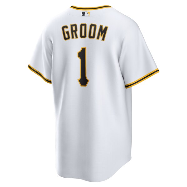 Pittsburgh Pirates Nike #1 Groom Home Replica Jersey - White