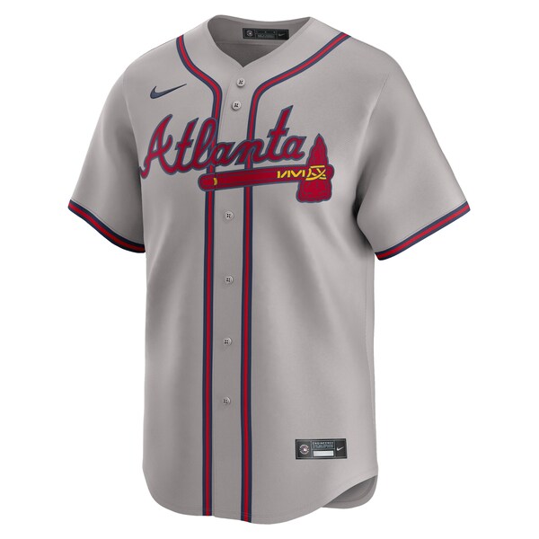 Ozzie Albies Atlanta Braves Nike Road Limited Player Jersey - Gray