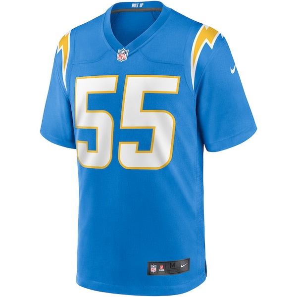 Junior Seau Los Angeles Chargers Nike Game Retired Player Jersey - Powder Blue/Royal