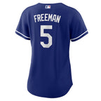 Freddie Freeman Los Angeles Dodgers Nike Women's Alternate Replica Player Jersey - Royal/White