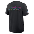 New York Jets Nike 2025 NFL Crucial Catch Tri-Blend Dri-FIT T-Shirt - Black