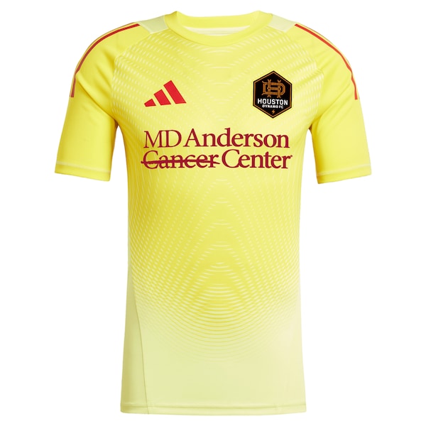 Houston Dynamo FC adidas 2025 Goalkeeper Jersey - Yellow