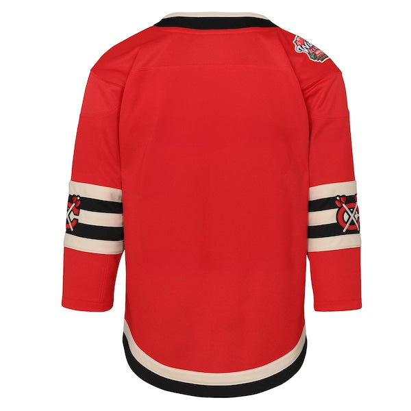 Chicago Blackhawks Youth 2025 NHL Winter Classic Premier Jersey - Red