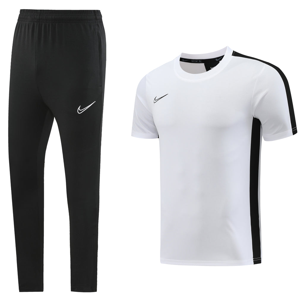 Nike Short Sleeve Training Jersey Set-ND02- White/Black