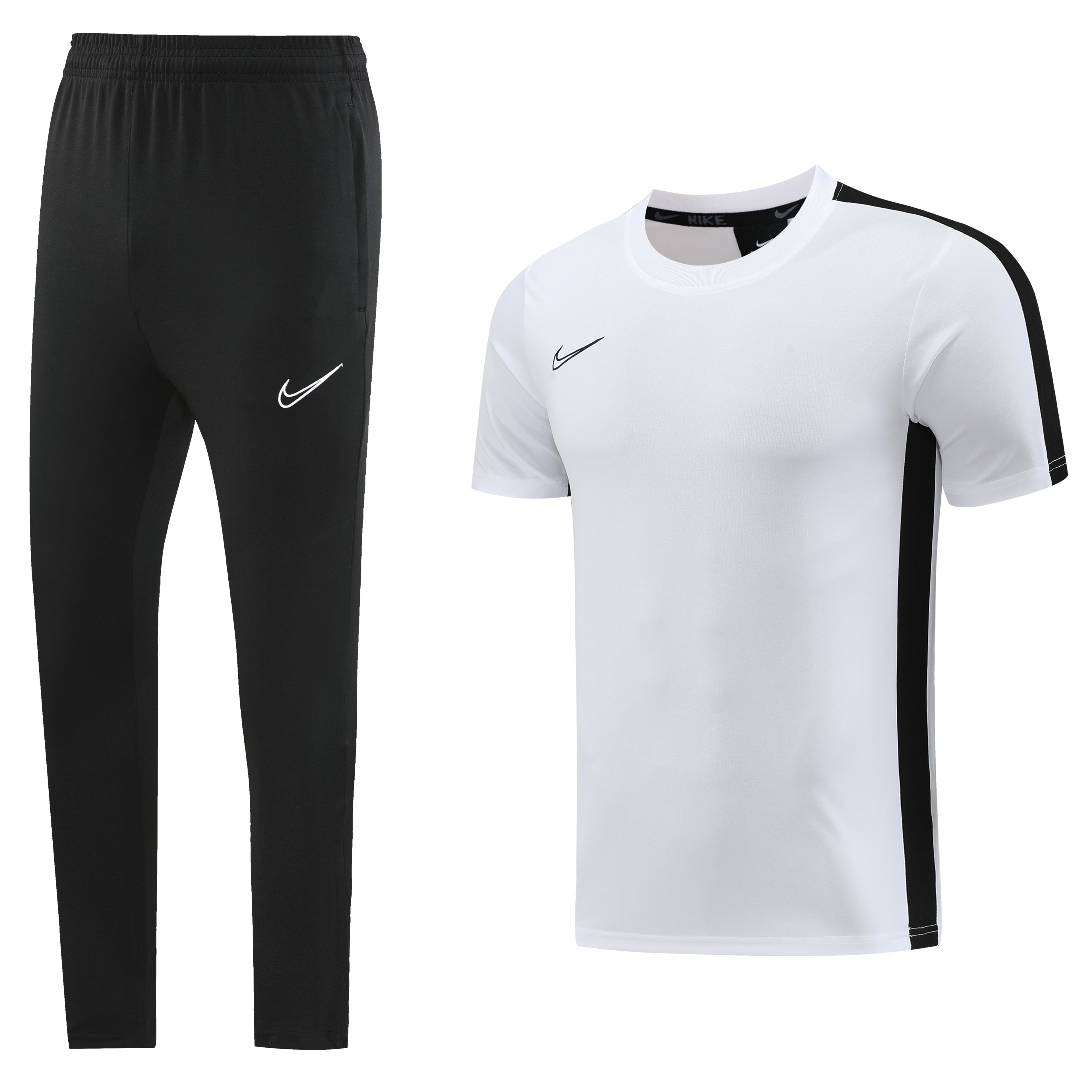 Nike Short Sleeve Training Jersey Set-ND02- White/Black