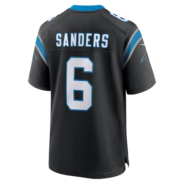 Miles Sanders Carolina Panthers Nike Team Game Jersey - Black/Blue