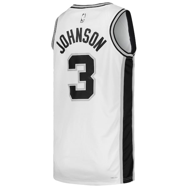 Keldon Johnson San Antonio Spurs Nike Unisex Swingman Jersey - Association Edition - White/Black