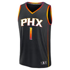 Devin Booker Phoenix Suns  Fast Break Replica Player Jersey - Statement Edition - Black