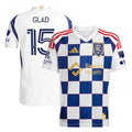 Justen Glad Real Salt Lake adidas 2025 Grid City Authentic Player Jersey - White