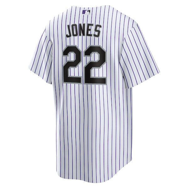 Nolan Jones Colorado Rockies Nike Home Replica Jersey - White