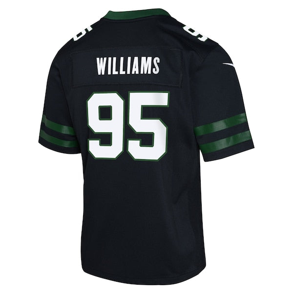 Quinnen Williams New York Jets Nike Youth Alternate Game Jersey - Legacy Black/Green