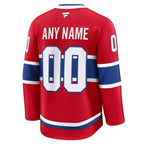 Montreal Canadiens  Home Premium Custom Jersey - Red/White