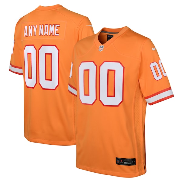 Tampa Bay Buccaneers Nike Youth Custom Throwback Game Jersey - Orange