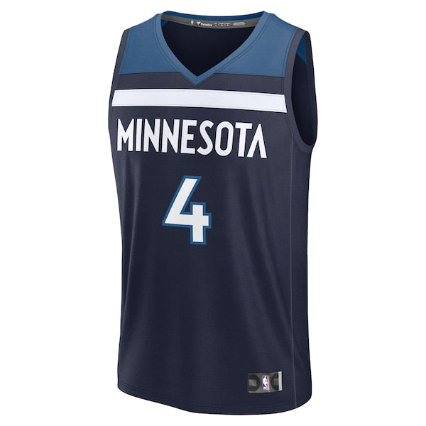 Rob Dillingham  Minnesota Timberwolves  Youth 2024 NBA Draft Fast Break Player Jersey - Icon Edition - Navy