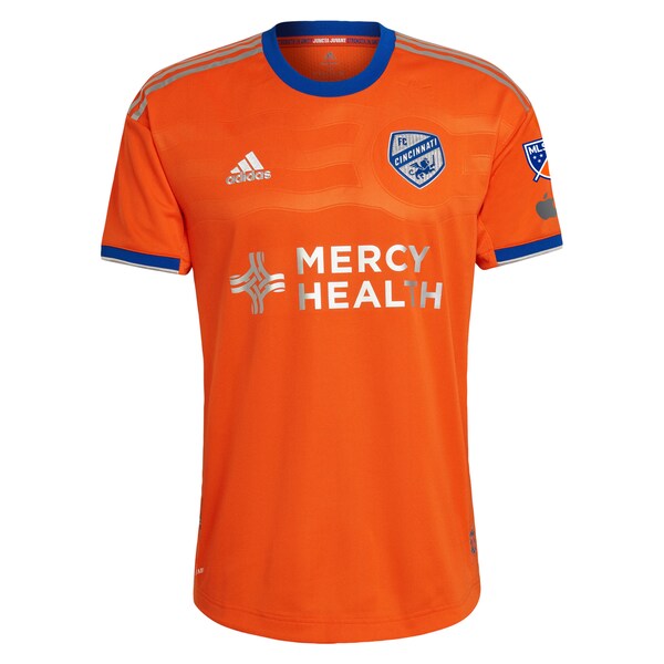 FC Cincinnati adidas 2024 Juncta Juvant Kit Authentic Custom Jersey - Orange