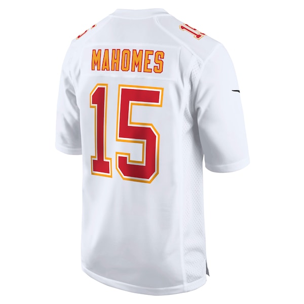 Patrick Mahomes Kansas City Chiefs Nike Super Bowl LIX Fashion Game Jersey - Tundra White/Black