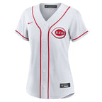Cincinnati Reds Nike Women's #1 Mom Home Replica Jersey - White
