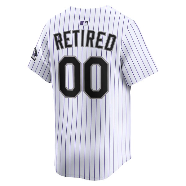 Colorado Rockies Nike Home Limited Pick-A-Player Retired Roster Jersey - White