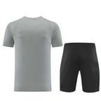 Nike Short Sleeve Training Jersey Set-ND06- Gray