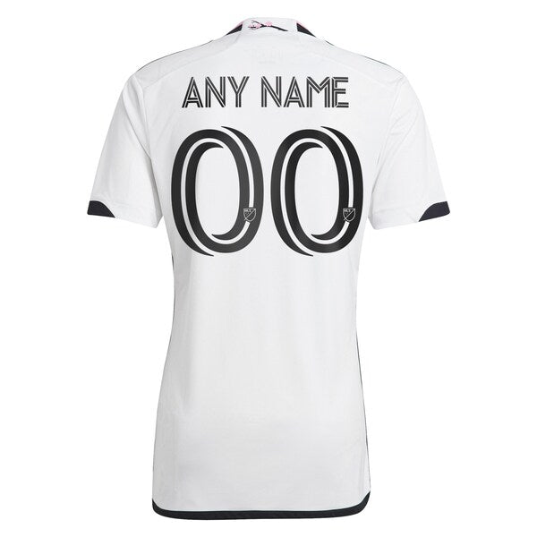 D.C. United adidas 2024 The Cherry Blossom Kit Replica Custom Jersey - White