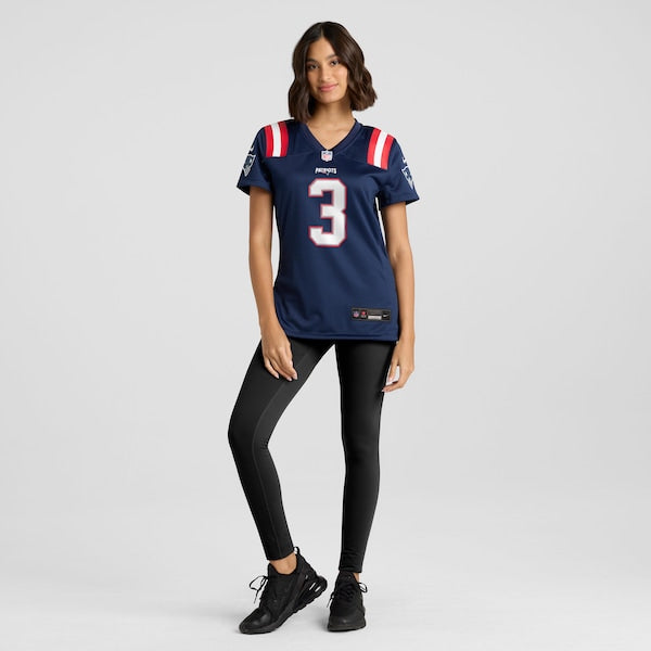 Demario Douglas New England Patriots Nike Women's  Game Jersey -  Navy