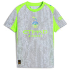 Manchester City Puma Youth 2025/26 Third Replica Jersey - Green/Neon Green