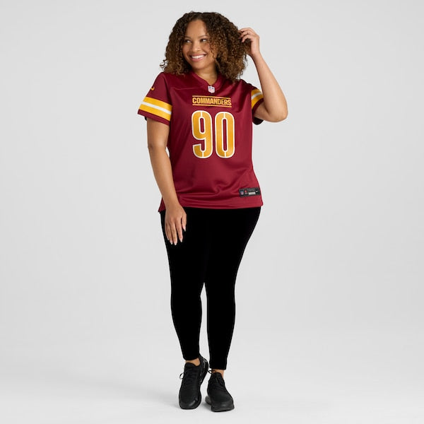 Javontae Jean-Baptiste Washington Commanders Nike Women's  Game Jersey -  Burgundy