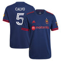 Francisco Calvo Chicago Fire adidas 2021 Primary Authentic Player Jersey - Navy