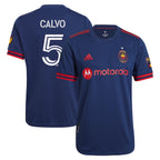 Francisco Calvo Chicago Fire adidas 2021 Primary Authentic Player Jersey - Navy