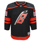 Carolina Hurricanes Youth Home Premier Custom Jersey - Black