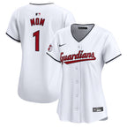 Cleveland Guardians Nike Women's #1 Mom Home Limited Jersey - White