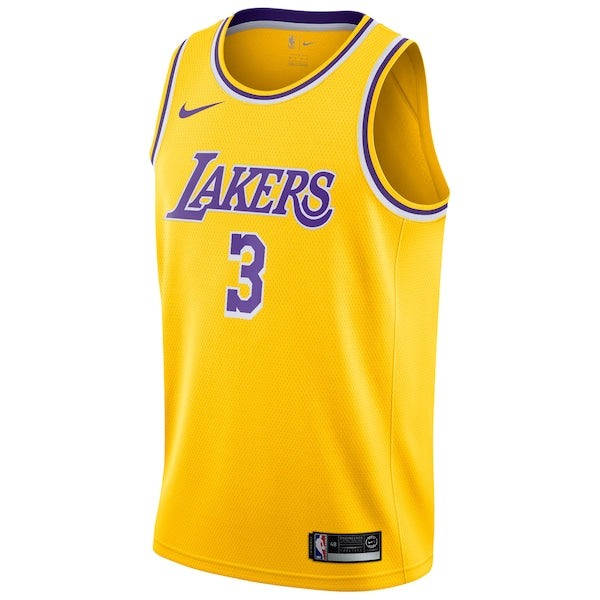 Anthony Davis Los Angeles Lakers Nike 2019/20 Swingman Jersey Gold - Icon Edition