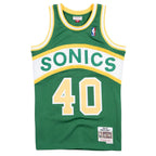 Shawn Kemp Seattle Super Sonics 1994-1995 Hardwood Classics Swingman Road Jersey by Mitchell & Ness