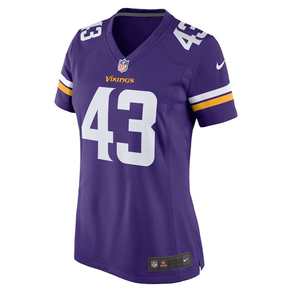 Andrew Van Ginkel Minnesota Vikings Nike Women's Team Game Jersey -  Purple