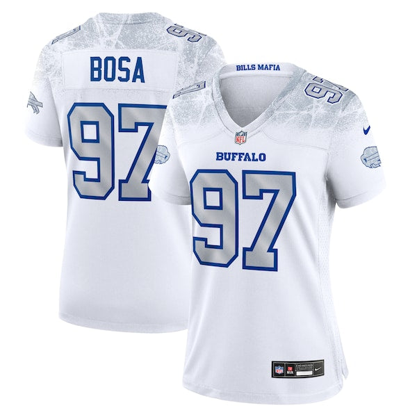 Joey Bosa Buffalo Bills Nike Women's 2025 Rivalries Collection Game Jersey - White