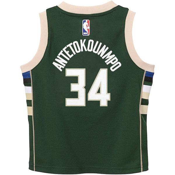 Giannis Antetokounmpo Milwaukee Bucks Nike Toddler Swingman Player Jersey - Icon Edition - Green