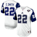 Emmitt Smith Dallas Cowboys 1996 Authentic Throwback Retired Player Jersey - White