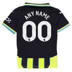 Manchester City Puma Youth 2024/25 Away Replica Custom Jersey - Navy