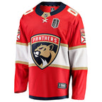 Florida Panthers  2025 Stanley Cup Final Home Breakaway Custom Jersey - Red
