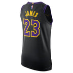 LeBron James Los Angeles Lakers Nike Unisex 2025/26 Authentic Jersey - City Edition - Black