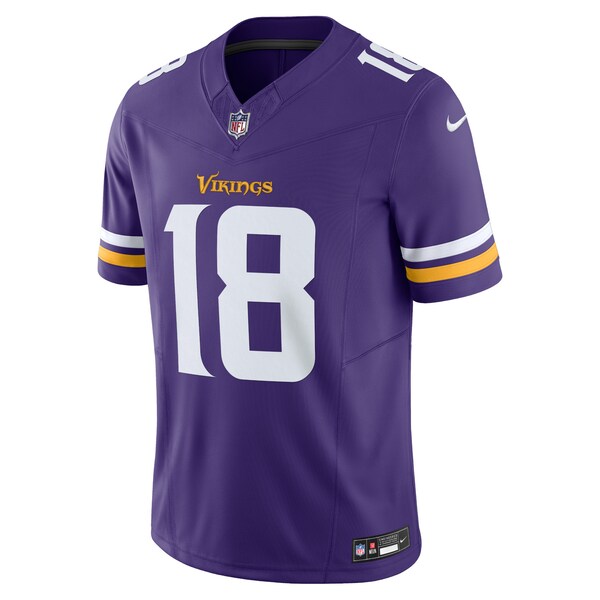 Justin Jefferson Minnesota Vikings Nike Vapor F.U.S.E. Limited Jersey - Purple/White