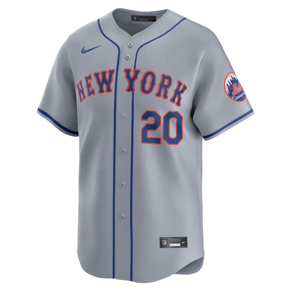 Pete Alonso New York Mets Nike Away Limited Player Jersey - Gray/White
