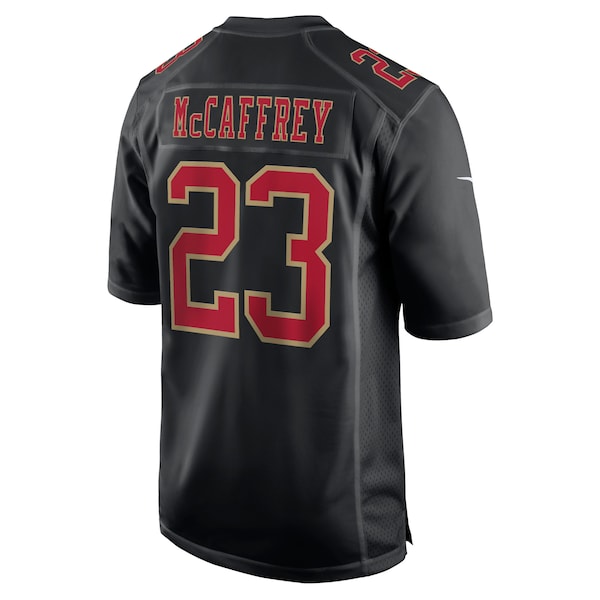 Christian McCaffrey San Francisco 49ers Nike Super Bowl LVIII Carbon Fashion Game Player Jersey - Black