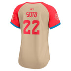 Juan Soto American League Nike Women's 2024 MLB All-Star Game Limited Player Jersey - Cream